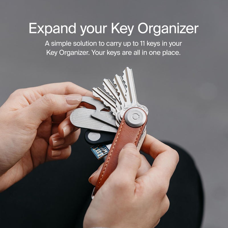 Orbitkey Extension Post for Key Organizer, Add On | Durable Stainless Steel, Easy to Install, Slim Design | Expands Key Organizer to Hold 4 Extra Keys - Image 2